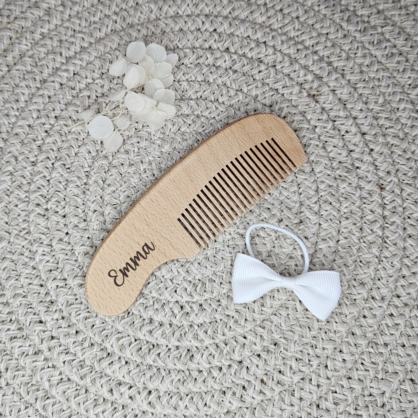 Peigne en Bois Personnalisable