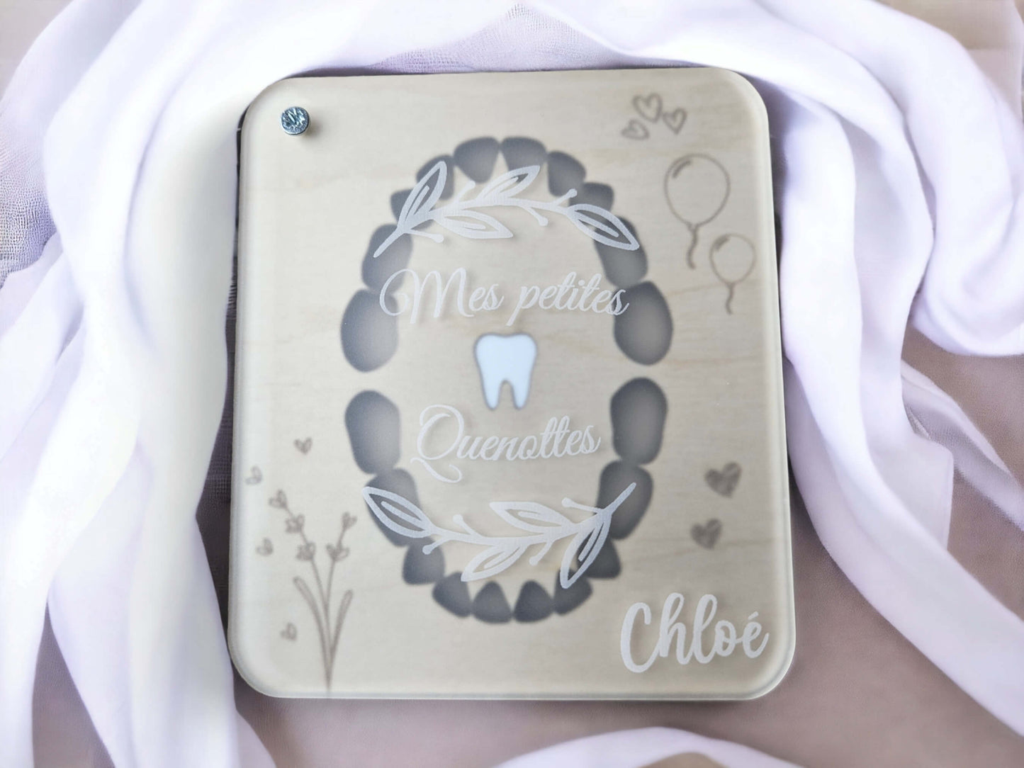 Boite à dents personnalisée