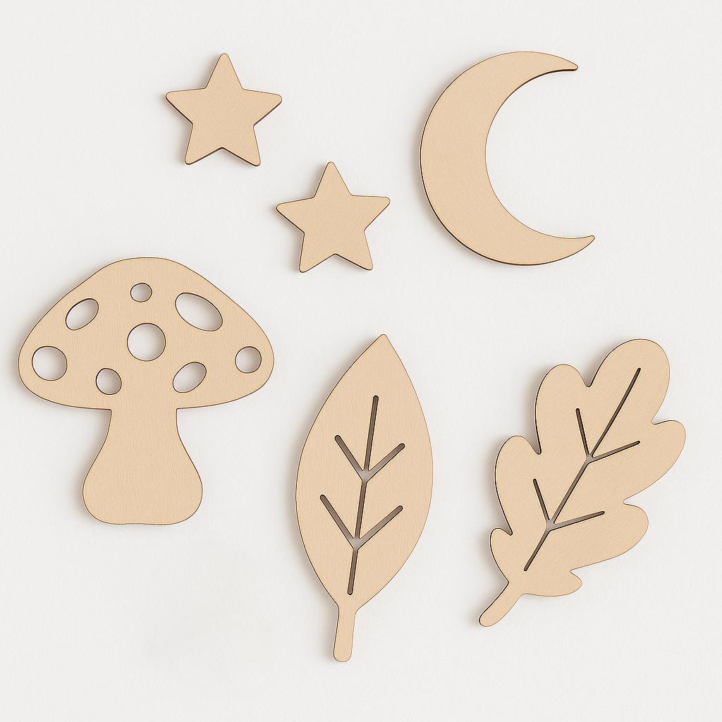 Décoration murale chambre d'enfant "Renard" personnalisée avec prénom et décors