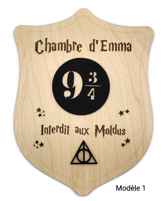 Décoration murale Harry potter personnalisée