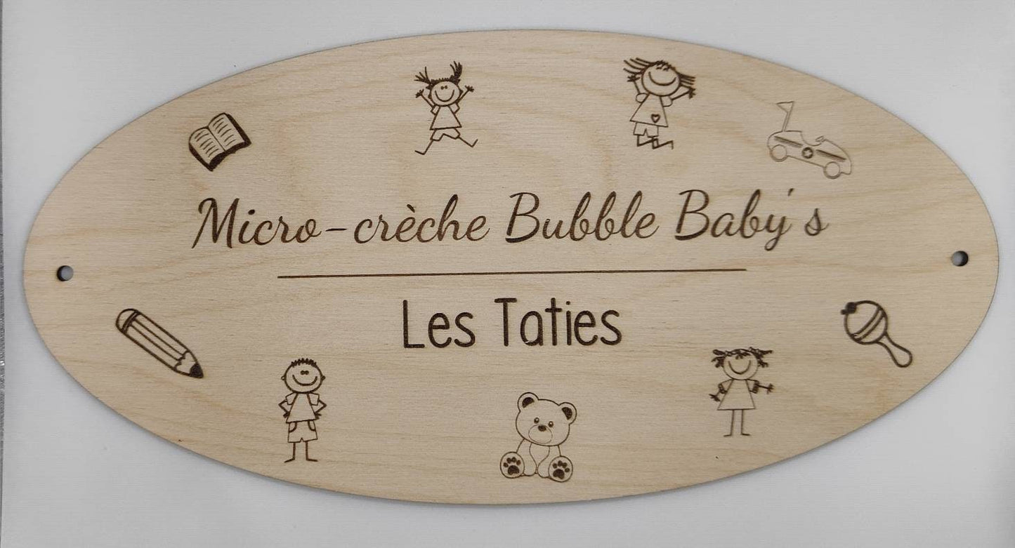 Decoration pour porte (classe, crèche, Mam ...)