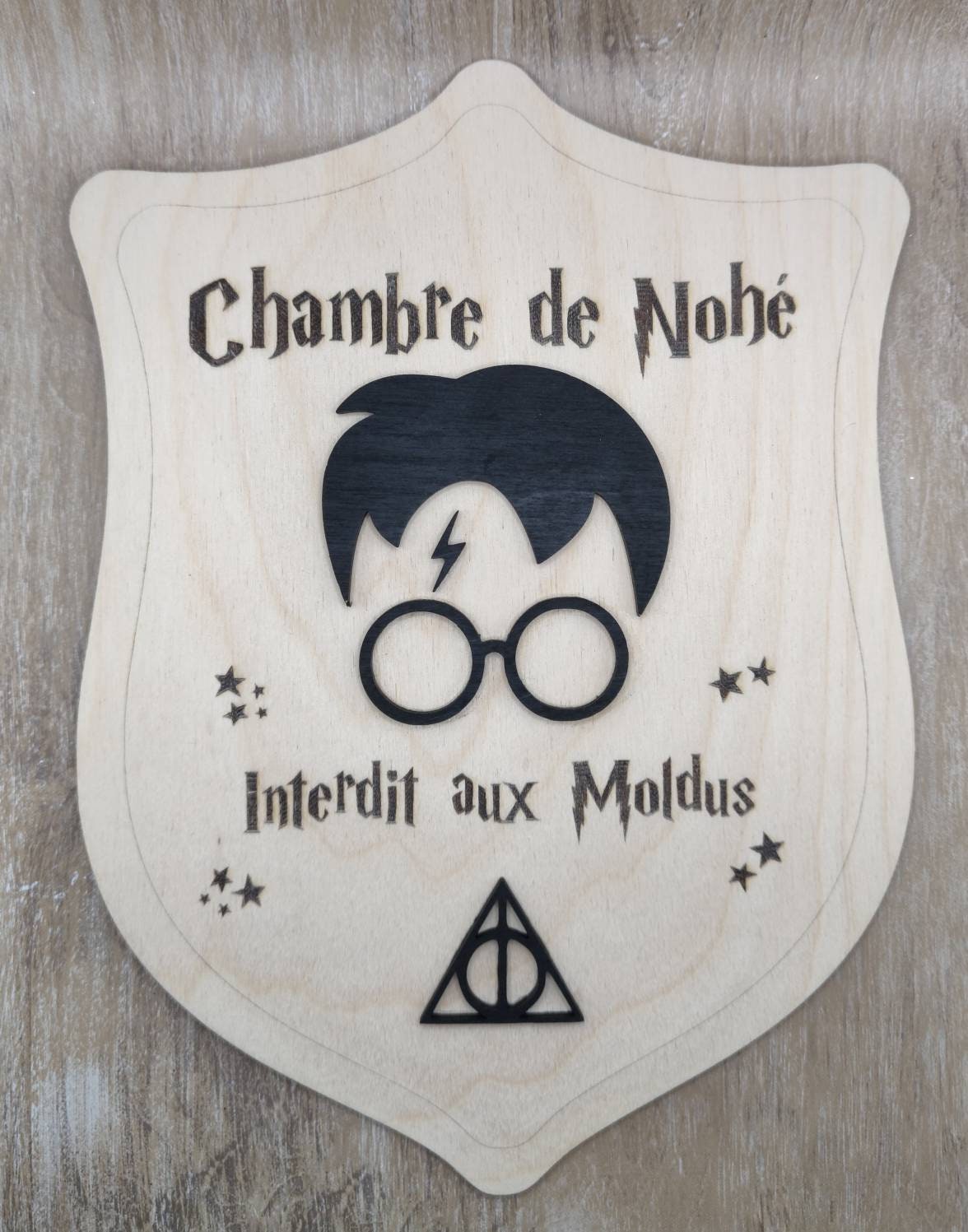 Décoration murale Harry potter personnalisée