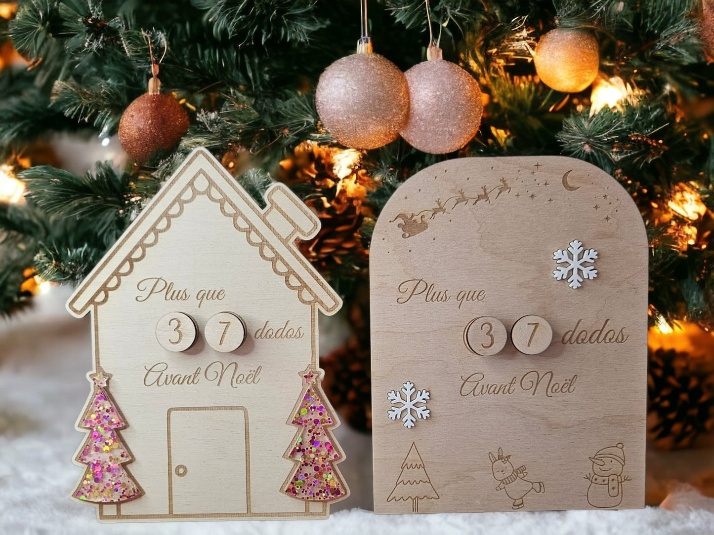 Calendrier de l'avant en bois
