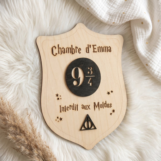 Décoration murale Harry Potter personnalisée • Prénom