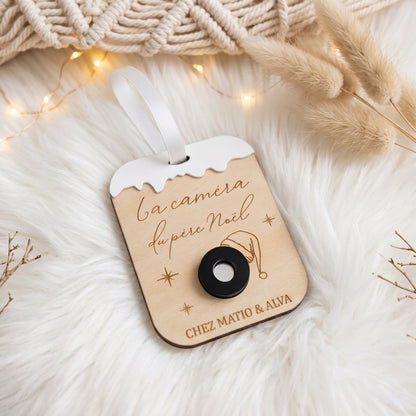 Fausse caméra de Noël personnalisée • Décoration sapin
