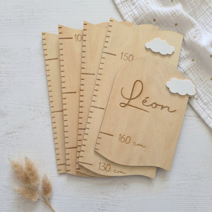 Toise enfant en bois personnalisée • Décoration chambre
