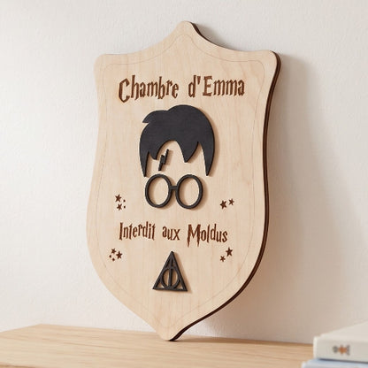 Décoration murale Harry Potter personnalisée • Prénom