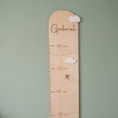 Toise enfant en bois personnalisée • Décoration chambre