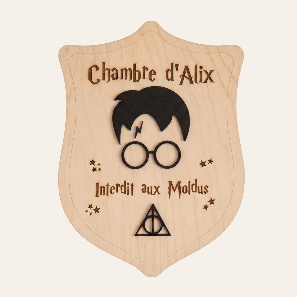 Décoration murale Harry Potter personnalisée • Prénom