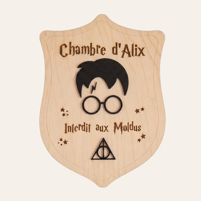 Décoration murale Harry Potter personnalisée • Prénom