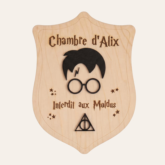 Décoration murale Harry Potter personnalisée • Prénom
