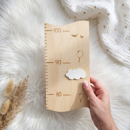 Toise enfant en bois personnalisée • Décoration chambre