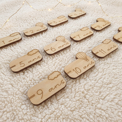 Toise enfant en bois personnalisée • Décoration chambre