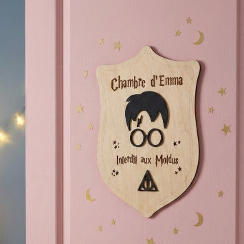 Décoration murale Harry Potter personnalisée • Prénom