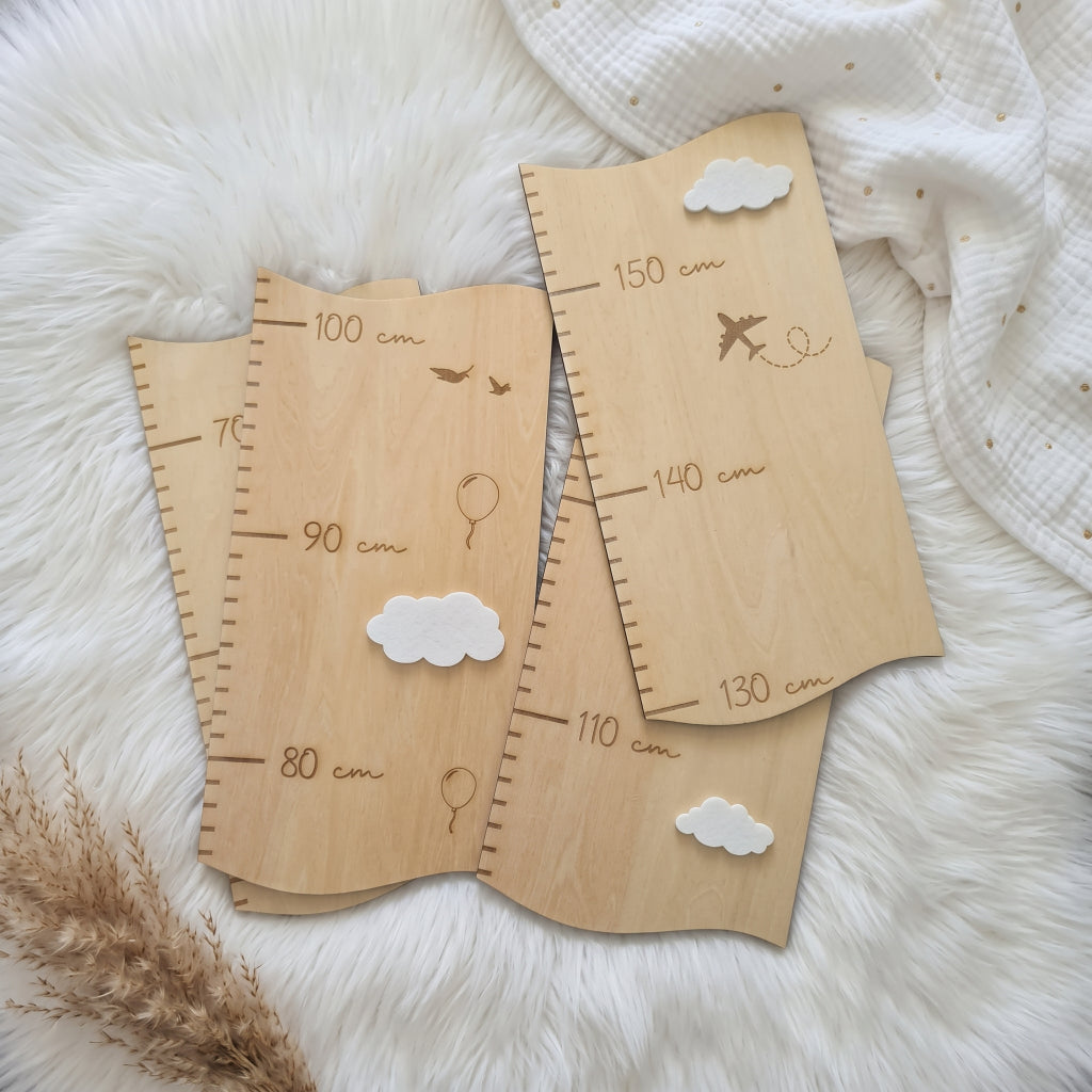 Toise enfant en bois personnalisée • Décoration chambre