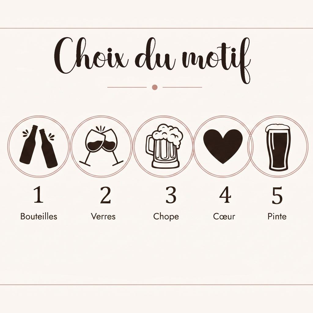 Décapsuleur personnalisé en bois • Cadeau homme original