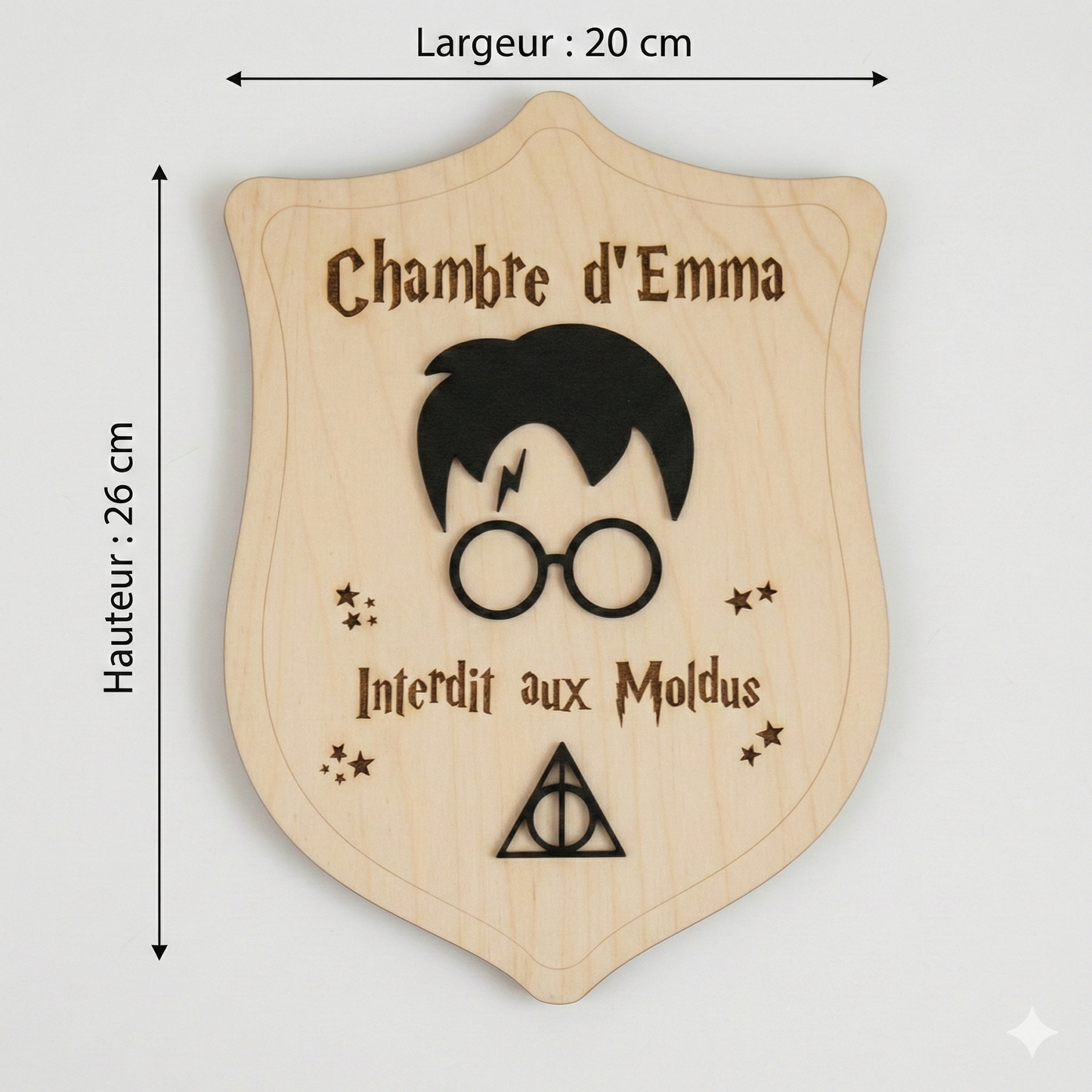 Décoration murale Harry potter personnalisée