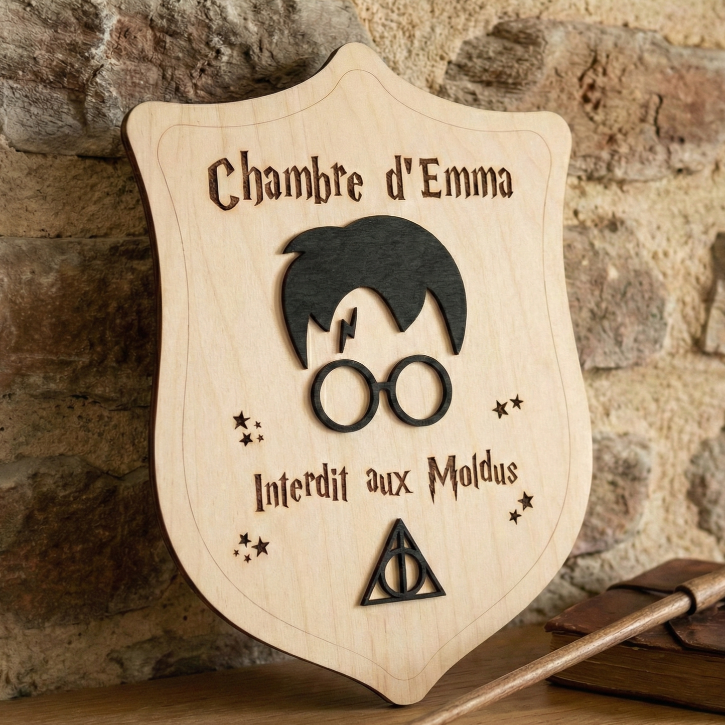 Décoration murale Harry potter personnalisée